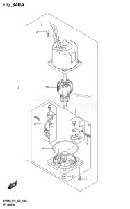 DF250ASS From 25001N-240001 (E03)  2022 drawing PTT MOTOR (X-TRANSOM,XX-TRANSOM)