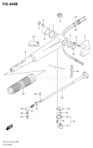 DT30 From 03005-910001 ()  2019 drawing TILLER HANDLE (DT30)