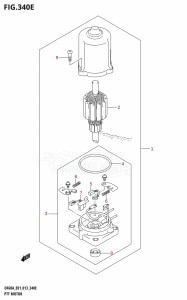 DF60A From 06002F-310001 (E01 E40)  2013 drawing PTT MOTOR (DF50ATH:E01)