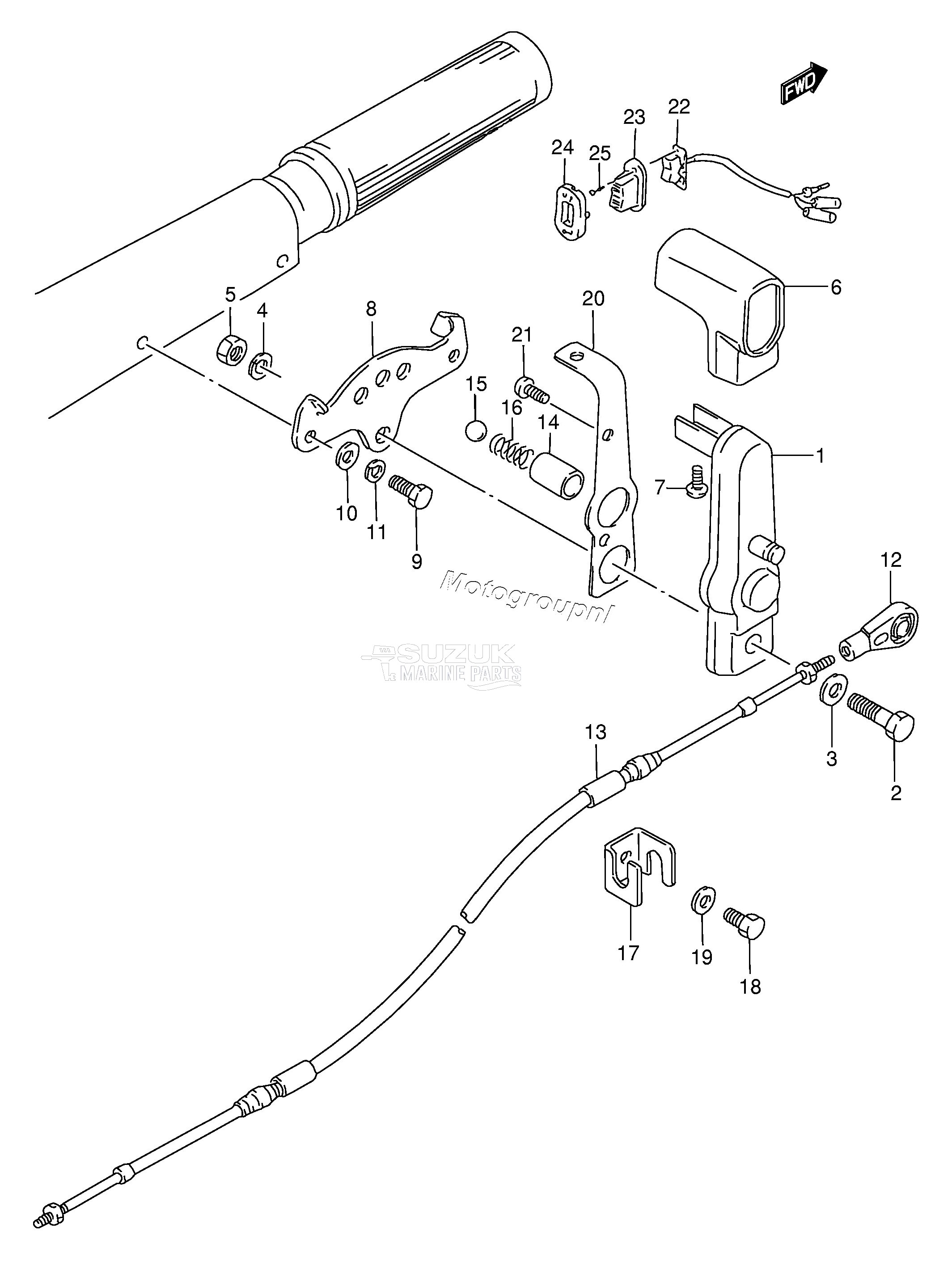 CLUTCH LEVER (DT55HTC)