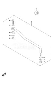 Outboard DF 25A drawing Drag Link Remote Control