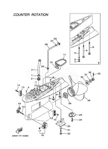 LF350TXR-2009 drawing PROPELLER-HOUSING-AND-TRANSMISSION-4