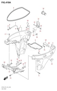 00994F-610001 (2016) 9.9hp P01-Gen. Export 1 (DF9.9A  DF9.9AR) DF9.9A drawing SIDE COVER (DF8A:P01)