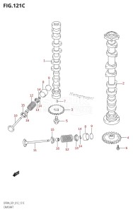 DF70A From 07003F-310001 (E01 E40)  2013 drawing CAMSHAFT (DF70ATH:E01)