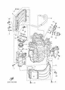 FL250DETU drawing INTAKE-1