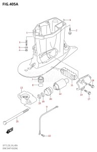 DF175T From 17502F-610001 (E03)  2016 drawing DRIVE SHAFT HOUSING (DF150T:E03)