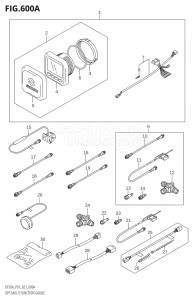 02002F-140001 (2021) 20hp E01 P01 P40-Gen. Export 1 (DF20A   DF20A   DF20AR   DF20AR   DF20AT   DF20AT   DF20ATH   DF20ATH) DF20A drawing OPT:MULTI FUNCTION GAUGE (SEE NOTE)