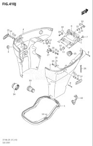 14003Z-610001 (2016) 140hp E01-Gen. Export 1 (DF140AZ) DF140AZ drawing SIDE COVER (DF140AZ:E40)