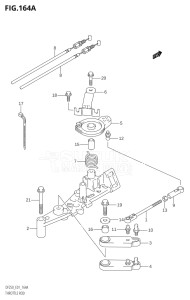 20001Z-510001 (2005) 200hp E01 E40-Gen. Export 1 - Costa Rica (DF200WZK5  DF200ZK5) DF200Z drawing THROTTLE ROD