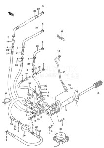 DT 140 drawing Oil Pump (1986 to 1994)