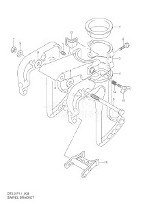 DT2.2 From 00222-421001 ()  2004 drawing SWIVEL BRACKET