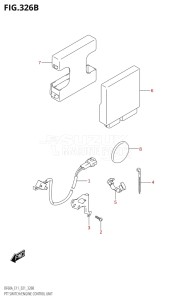 04003F-240001 (2022) 40hp E01 E11-Gen. Export 1-and 2 (DF40A  DF40AQH  DF40AQH  DF40AT  DF40AT  DF40ATH  DF40ATH) DF40A drawing PTT SWITCH / ENGINE CONTROL UNIT (DF40AQH:E01)