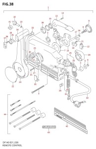 DF140 From 14001F-251001 (E01)  2002 drawing REMOTE CONTROL