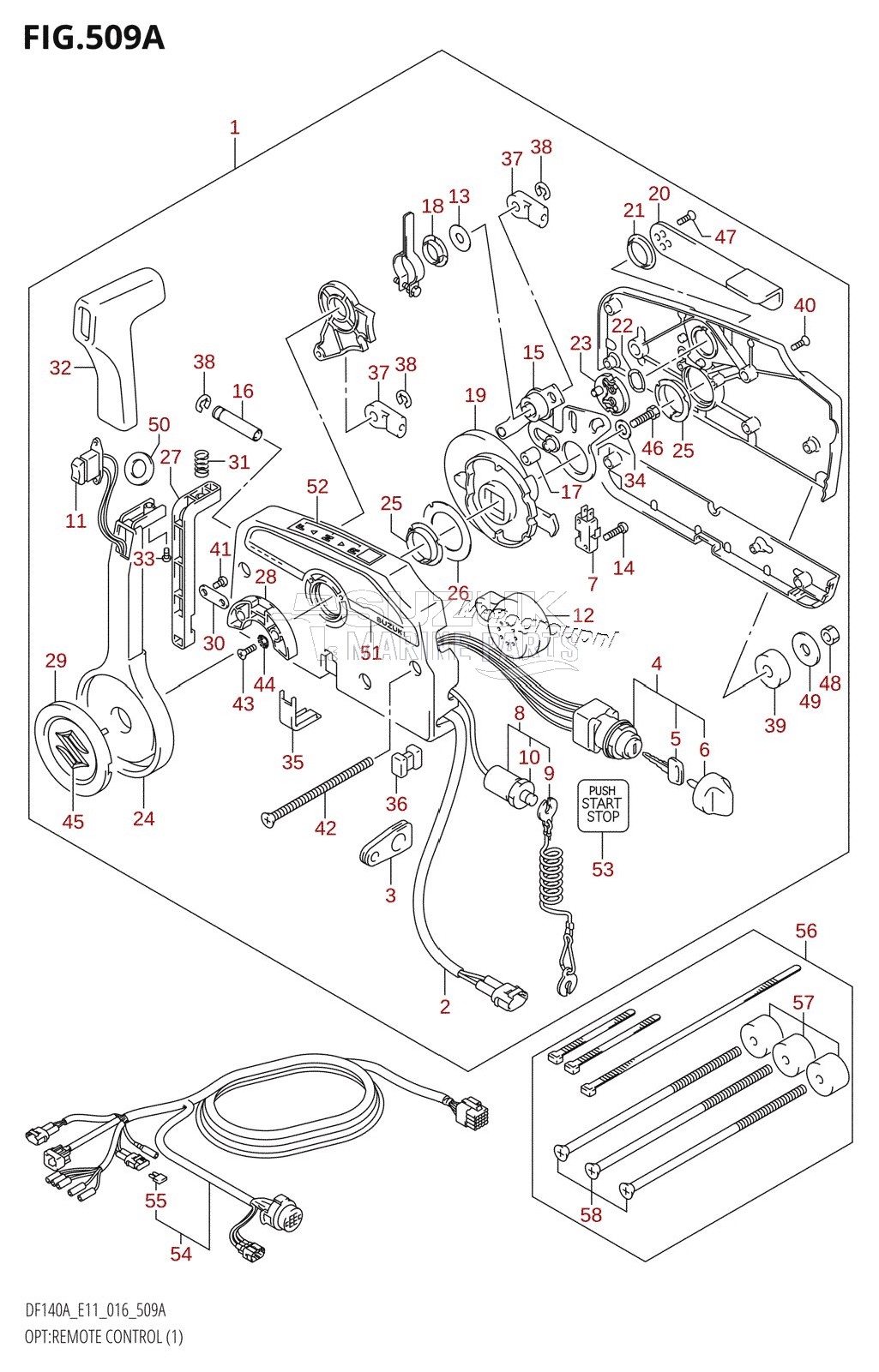 OPT:REMOTE CONTROL (1) (DF100AT:E11)