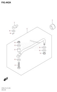 DF80A From 08002F-510001 (E01 E40)  2015 drawing DRAG LINK (DF70A:E01)