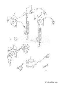 DT30C From 03003-904770 ()  1989 drawing OPT:PANEL SWITCH