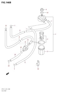 DT9.9 From 00991K-151001 (E13 E36)  2001 drawing FUEL PUMP (DT9.9K,DT15K)