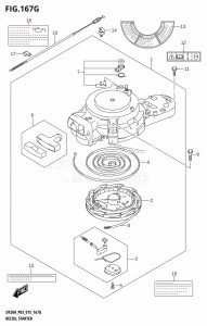 DF9.9B From 00995F-510001 (P03)  2015 drawing RECOIL STARTER (DF15ATH:P03)