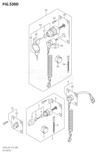 01504F-410001 (2014) 15hp P03-U.S.A (DF15A) DF15A drawing OPT:SWITCH (DF20AR:P03)