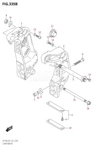 DF140A From 14003F-510001 (E01 E40)  2015 drawing CLAMP BRACKET (DF115AT:E01)