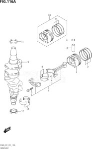 04003F-210001 (2012) 40hp E01-Gen. Export 1 (DF40AQH  DF40AT) DF40A drawing CRANKSHAFT