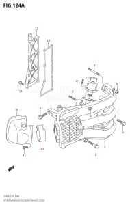 04003F-110001 (2011) 40hp E03-USA (DF40AT) DF40A drawing INTAKE MANIFOLD / SILENCER / EXHAUST COVER