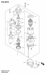 DF60A From 06002F-710001 (E01 E40)  2017 drawing STARTING MOTOR