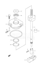 DF 140 drawing Clutch Rod C/R (S/N 680233 & Older)