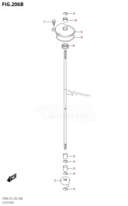 DF70A From 07003F-040001 (E01 E03 E11 E40)  2020 drawing CLUTCH ROD ((DF70ATH,DF90ATH):E01)