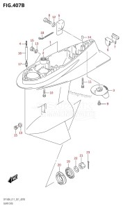 DF140A From 14003Z-040001 (E11 E40)  2020 drawing GEAR CASE (DF115AST)