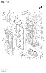 15002F-610001 (2016) 150hp E01 E40-Gen. Export 1 - Costa Rica (DF150T016  DF150TG) DF150 drawing CYLINDER HEAD (DF150T:E40)