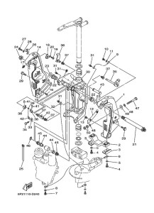 F225TXR drawing FRONT-FAIRING-BRACKET