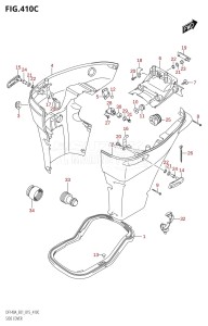 DF115A From 11503F-510001 (E01 E40)  2015 drawing SIDE COVER (DF115AT:E40)