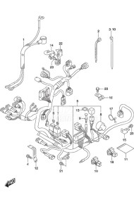 DF 9.9B drawing Harness Tiller Handle w/Power Tilt