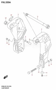 DF50A From 05003F-810001 (E01)  2018 drawing CLAMP BRACKET (DF40A,DF50A)