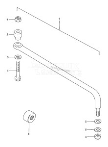 DT175 From 17501-901868 ()  1989 drawing OPT : TIE ROD