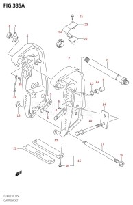 DF300Z From 30002Z-010001 (E01 E40)  2010 drawing CLAMP BRACKET