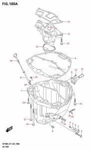 DF300A From 30002P-240001 (E11 E40)  2022 drawing OIL PAN