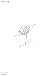 11503F-710001 (2017) 115hp E11 E40-Gen. Export 1-and 2 (DF115AT) DF115A drawing SQUEEZE PUMP (DF100AT:E11)