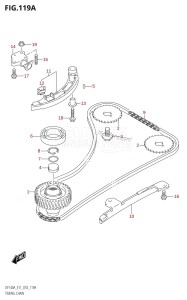 DF140A From 14003F-810001 (E11 E40)  2018 drawing TIMING CHAIN