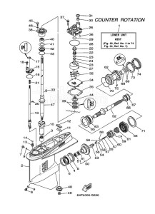 FL150AETL drawing PROPELLER-HOUSING-AND-TRANSMISSION-3