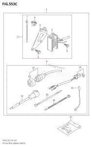 DF20A From 02002F-410001 (P03)  2014 drawing OPT:ELECTRICAL (MANUAL STARTER) (DF20A:P03:M-STARTER)