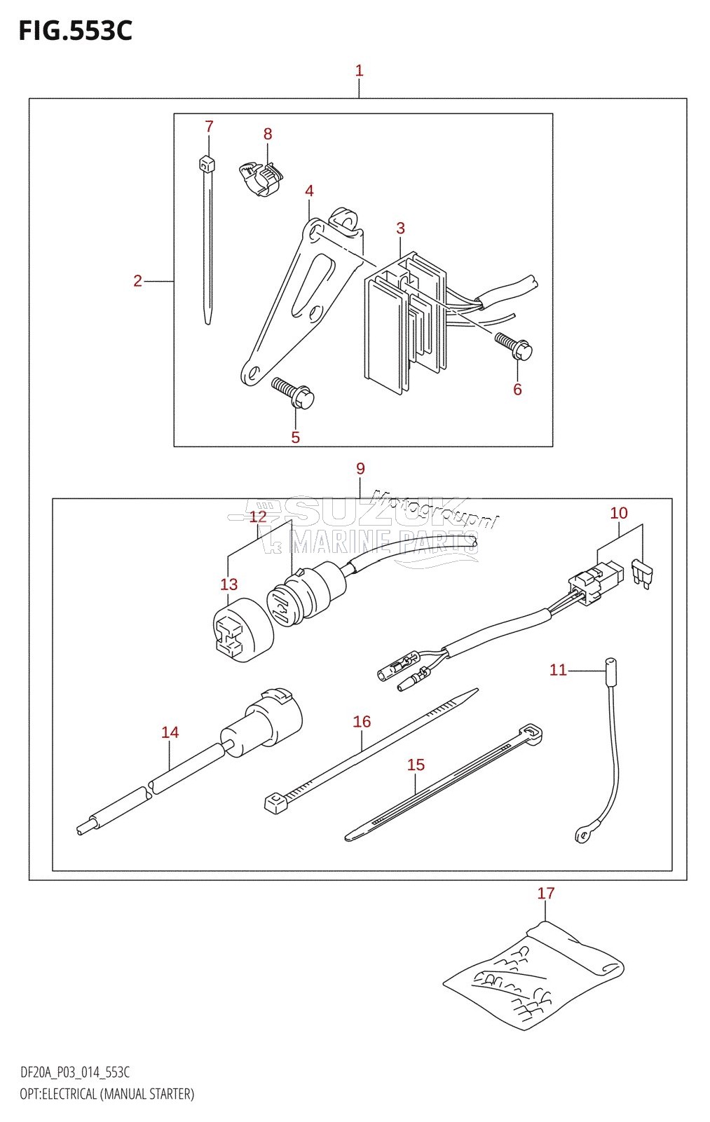 OPT:ELECTRICAL (MANUAL STARTER) (DF20A:P03:M-STARTER)