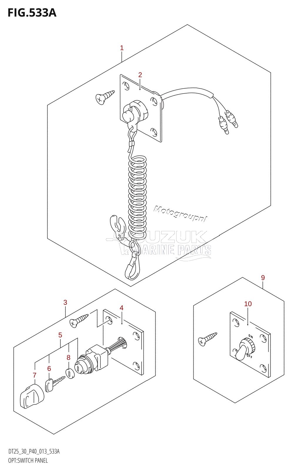 OPT:SWITCH PANEL (DT30:P40)