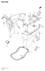 DF140A From 14003F-310001 (E01 E40)  2013 drawing SIDE COVER (DF140AZ:E01)