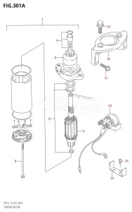 DT9.9 From 00993-421001 (E01 E13 E40)  2004 drawing STARTING MOTOR