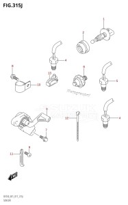 DF250 From 25003F-710001 (E01 E40)  2017 drawing SENSOR (DF250T:E01)