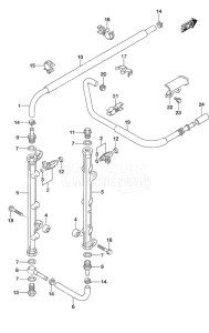 DF 250AP drawing Fuel Injector