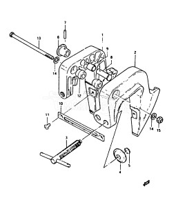 DT9 From d-10001 ()  1983 drawing CLAMP BRACKET