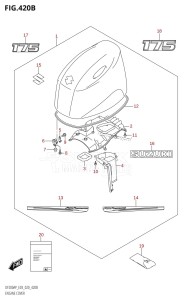 DF150A From 15003F-040001 (E03)  2020 drawing ENGINE COVER (DF175AP)